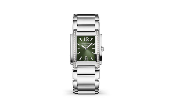 Patek Philippe | Twenty~4 | Quartz | Staal | Groen Wijzerplaat (4910/1200A-011)
