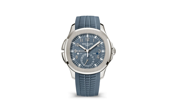 Patek Philippe | Aquanaut | Automatic | Witgoud | Blauw Wijzerplaat (5164G-001)