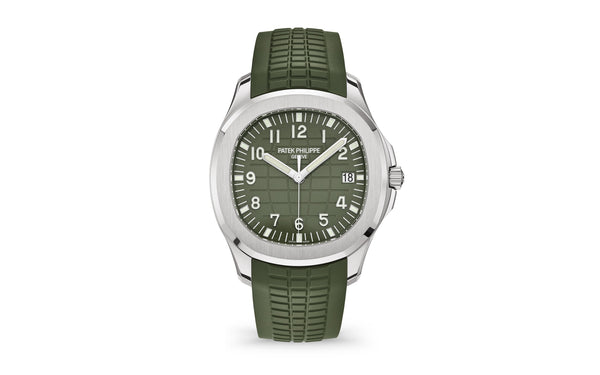 Patek Philippe | Aquanaut | Automatic | Witgoud | Groen Wijzerplaat (5168G-010)