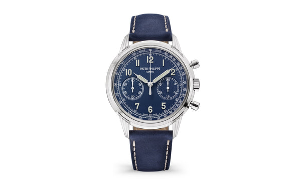 Patek Philippe | Chronograph | Manual winding | Witgoud | Blauw Wijzerplaat (5172G-001)