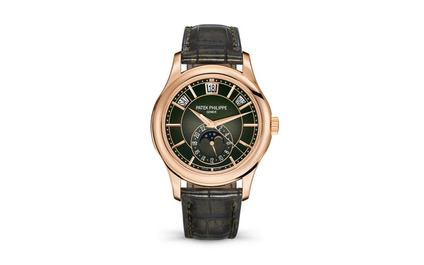 Patek Philippe | Annual Calendar | Automatic | Rosegoud | Groen Wijzerplaat (5205R-011)