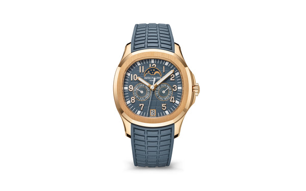 Patek Philippe | Aquanaut | Automatic | Rosegoud | Blauw Wijzerplaat (5261R-001)