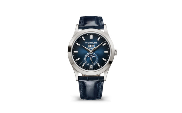 Patek Philippe | Annual Calendar | Automatic | Witgoud | Blauw Wijzerplaat (5396G-017)