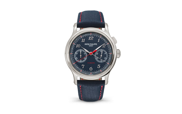 Patek Philippe | Chronograph | Manual winding | Platinum | Blauw Wijzerplaat (5470P-001)