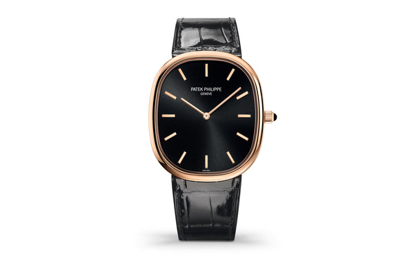 Patek Philippe | Golden Ellipse | Automatic | Rosegoud | Zwart Wijzerplaat (5738R-001)