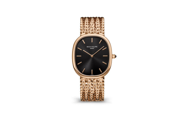 Patek Philippe | Golden Ellipse | Automatic | Rosegoud | Zwart Wijzerplaat (5738/1R-001)