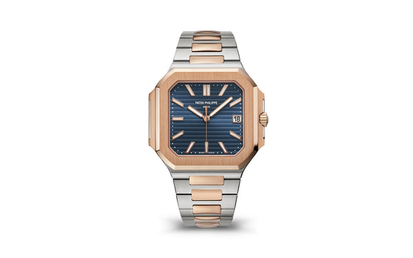 Patek Philippe | Cubitus | Automatic | Staal/Goud | Blauw Wijzerplaat (5821/1AR-001)