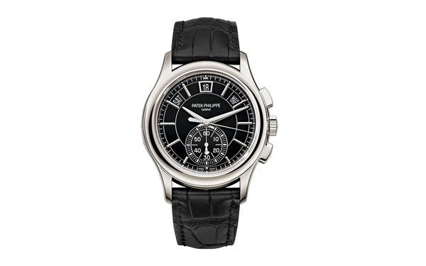 Patek Philippe | Annual Calendar Chronograph | Automatic | Platinum | Zwart Wijzerplaat (5905P-010)