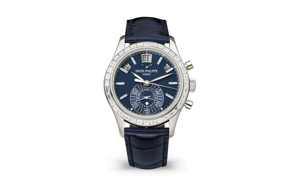 Patek Philippe | Annual Calendar Chronograph | Automatic | Platinum | Blauw Wijzerplaat (5961P-001)