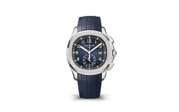 Patek Philippe | Aquanaut | Automatic | Witgoud | Blauw Wijzerplaat (5968G-001)
