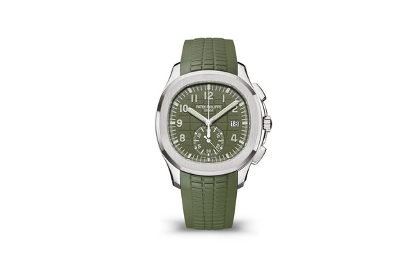 Patek Philippe | Aquanaut | Automatic | Witgoud | Groen Wijzerplaat (5968G-010)