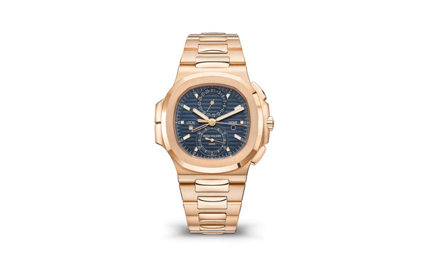Patek Philippe | Nautilus | Automatic | Rosegoud | Blauw Wijzerplaat (5990/1R-001)
