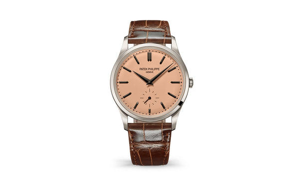 Patek Philippe | Calatrava | Manual winding | Platinum | Roze Wijzerplaat (6196P-001)