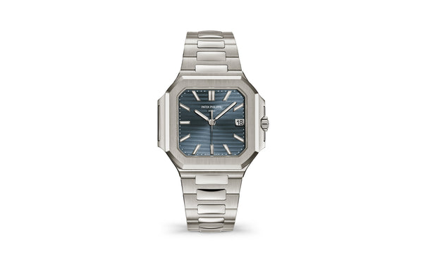 Patek Philippe | Cubitus | Automatic | Witgoud | Blauw Wijzerplaat (7128/1G-001)