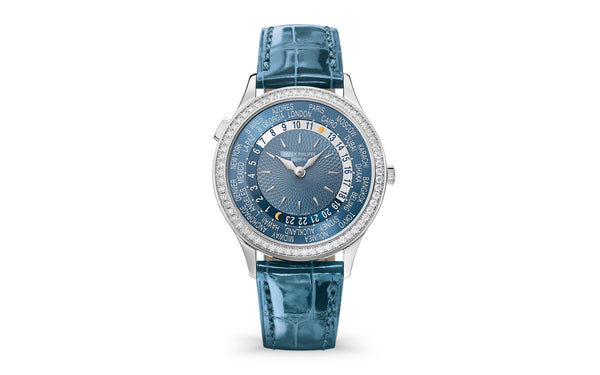 Patek Philippe | World Time | Automatic | Witgoud | Blauw Wijzerplaat (7130G-016)