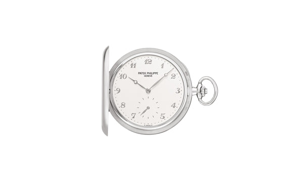 Patek Philippe | Pocket Watch | Manual winding | Witgoud | Zilver Wijzerplaat (980G-010)