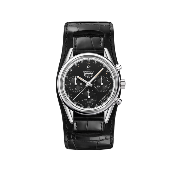 TAG Heuer CBK221A.EB0171 Carrera Calibre Heuer 02 39 Stainless Steel / Black / Fragment