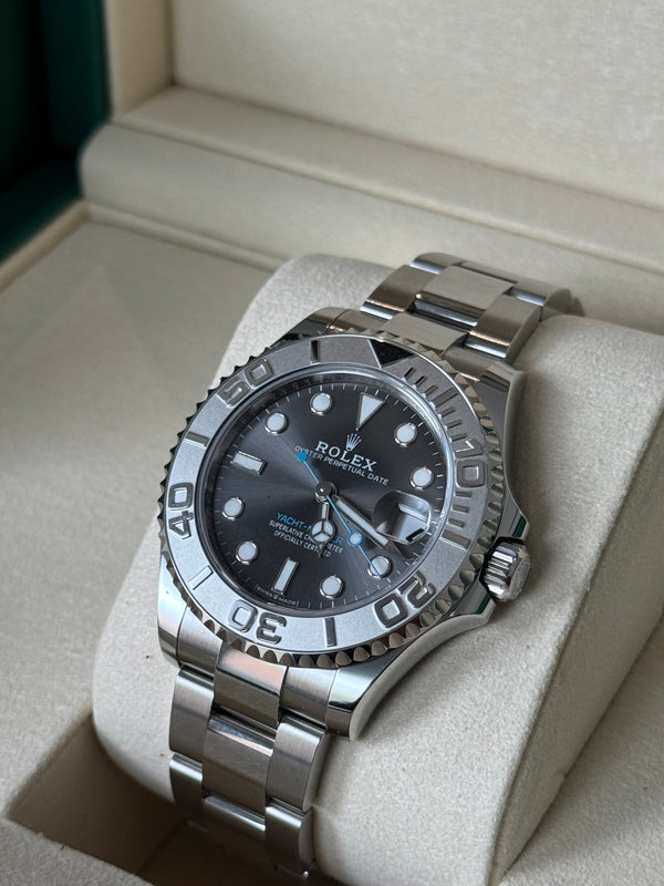 Rolex Yacht-Master 40 - Staal / Platinum - Grijs wijzerplaat (126622)