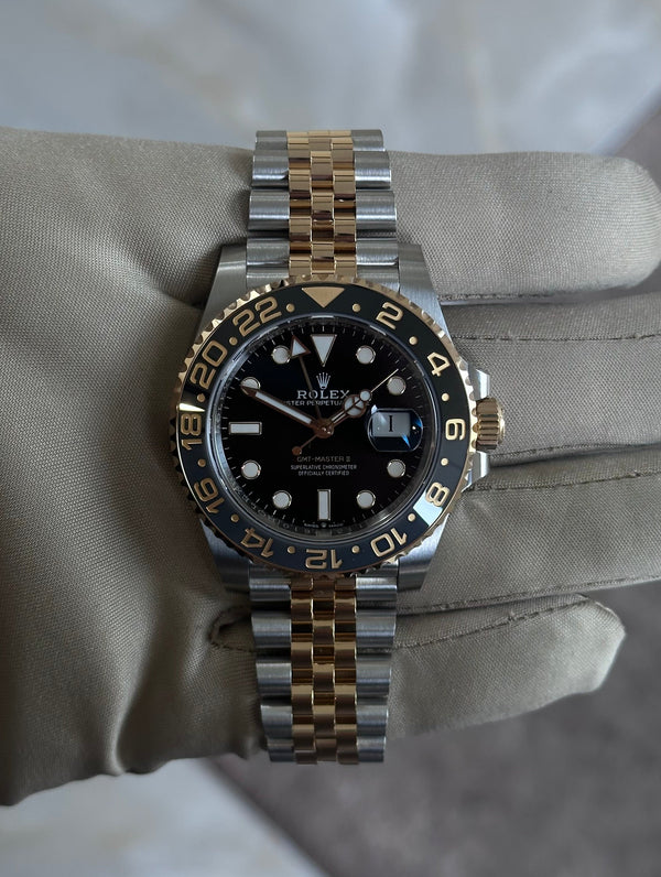 Rolex GMT Master II Staal en Geelgoud - 126713GRNR