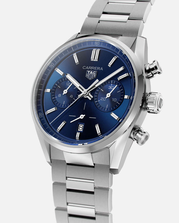 TAG Heuer CBN2011.BA0642 Carrera Calibre Heuer 02 42 Stainless Steel / Blue / Bracelet