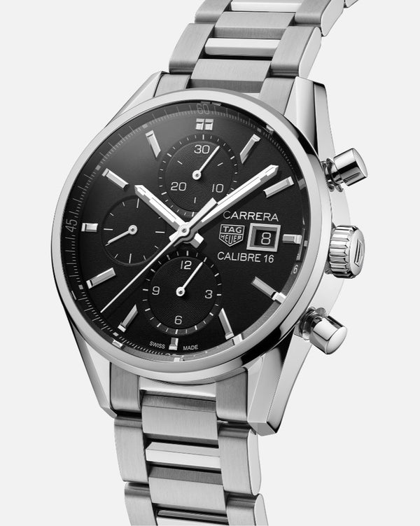 TAG Heuer CBK2110.BA0715 Calibre 16 41 Stainless Steel / Black / Bracelet