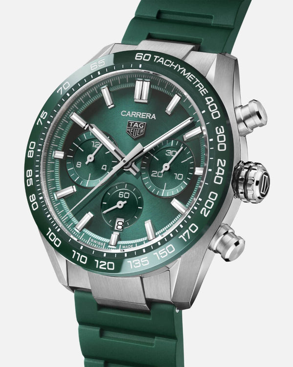TAG Heuer CBN2A1N.FT6238 Carrera Automatic Green 44mm