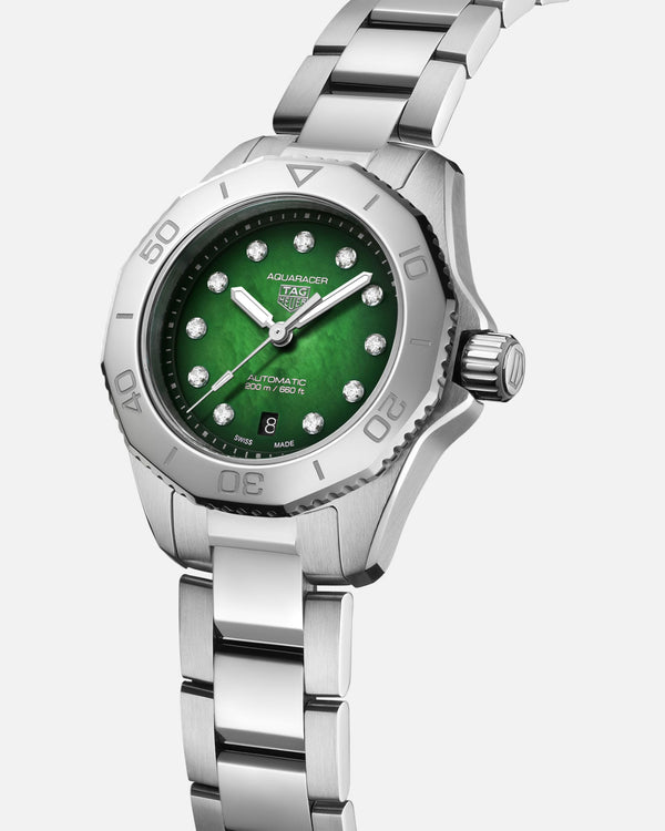 TAG Heuer WBP2415.BA0622 Aquaracer Professional 200 Automatic 30 Stainless Steel / Green