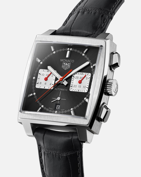 TAG Heuer CBL2113.FC6177 Monaco Calibre Heuer 02 Stainless Steel / Black