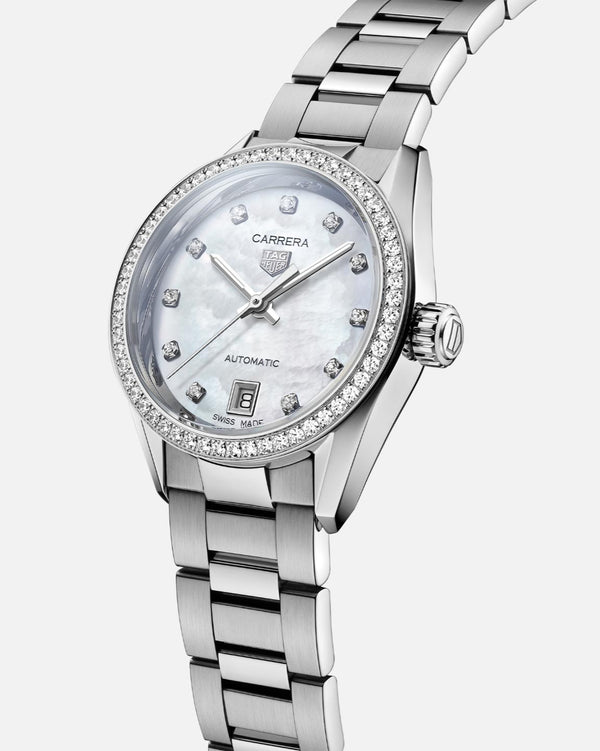 TAG Heuer WBN2414.BA0621 - Carrera Automatic Mother of Pearl 29mm