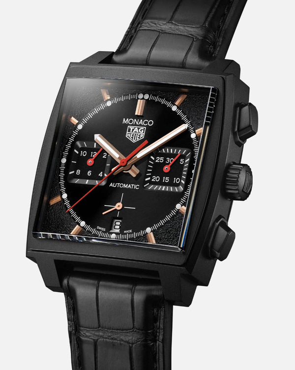 TAG Heuer CBL2180.FC6497 Monaco Calibre Heuer 02 Titanium DLC / Black