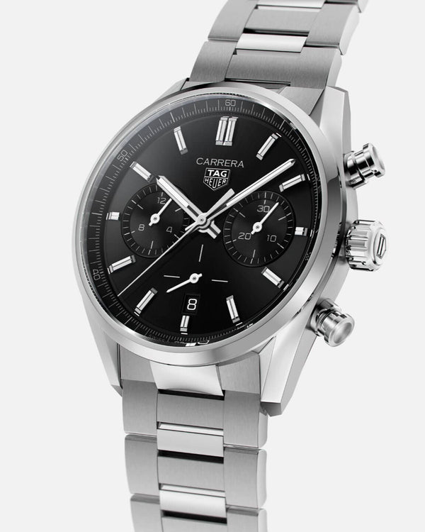 TAG Heuer CBN2010.BA0642 Carrera Calibre Heuer 02 42 Stainless Steel / Black / Bracelet