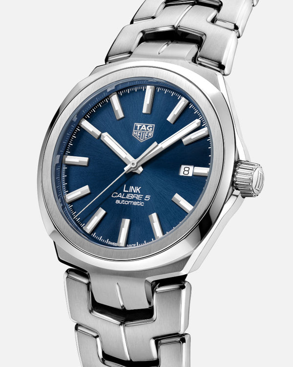 TAG Heuer WBC2112.BA0603 Link Calibre 5 41 Stainless Steel / Blue / Bracelet