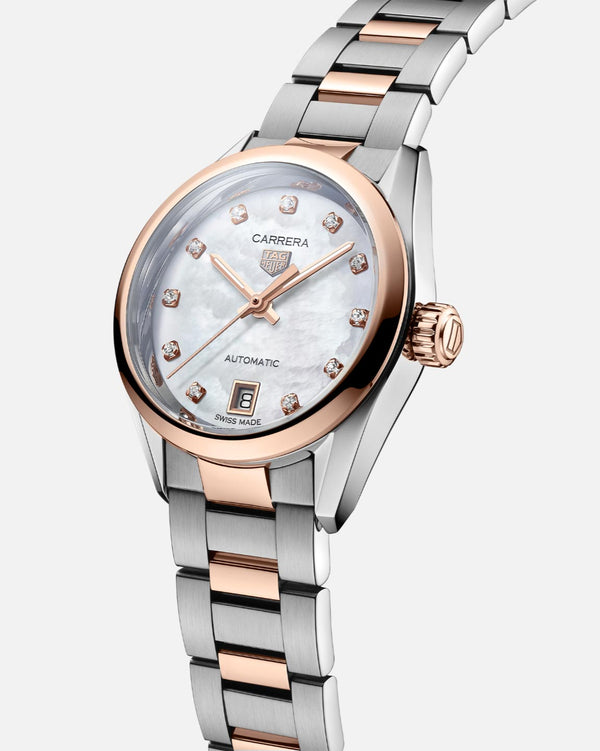TAG Heuer WBN2450.BD0569 - Carrera Automatic Mother of Pearl 29mm