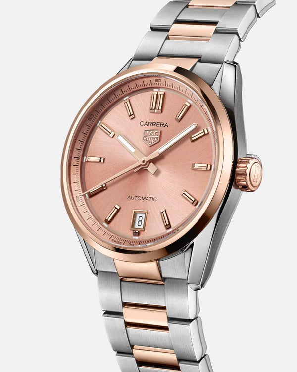 TAG Heuer WBN2350.BD0000 Carrera Date 36 Stainless Steel - Rose Gold / Rose