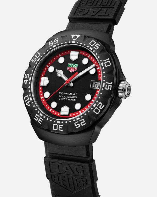 TAG Heuer WBY1114.FT8084 - Formula 1 Solargraph 38 DLC / Black / Rubber
