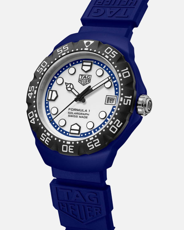 TAG Heuer WBY1162.FT8105 - Formula 1 Solargraph 38 Blue Polylight / White / Rubber