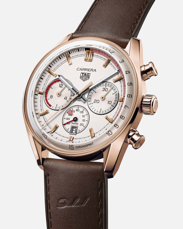 TAG Heuer CBS2040.FC8318 Carrera Chronosprint Glass Box 42 Rose Gold / Porsche 2023