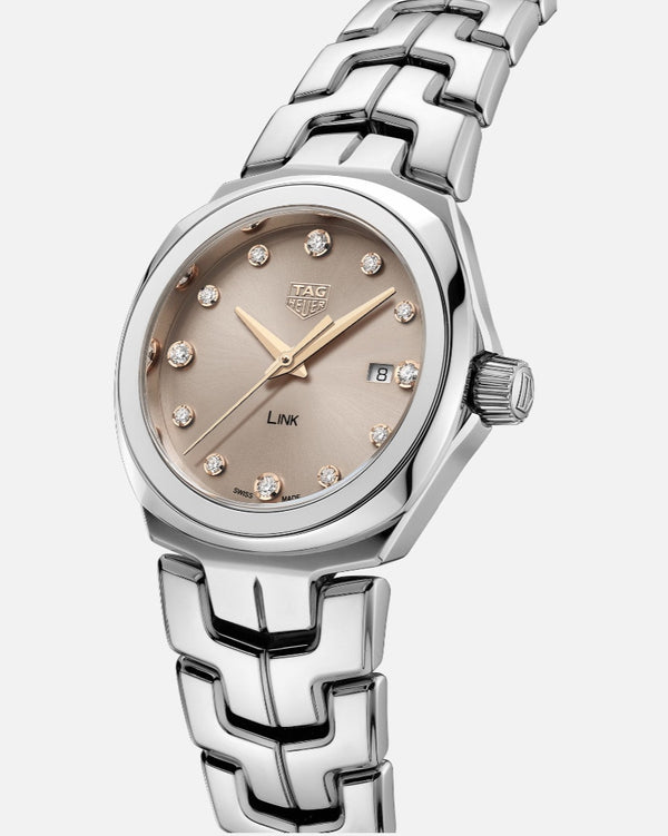 TAG Heuer WBC131E.BA0649 Link Quartz 32mm Stainless Steel / Beige