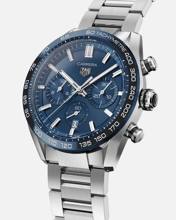 TAG Heuer CBN2A1A.BA0643 Carrera Calibre Heuer 02 44 Stainless Steel / Blue