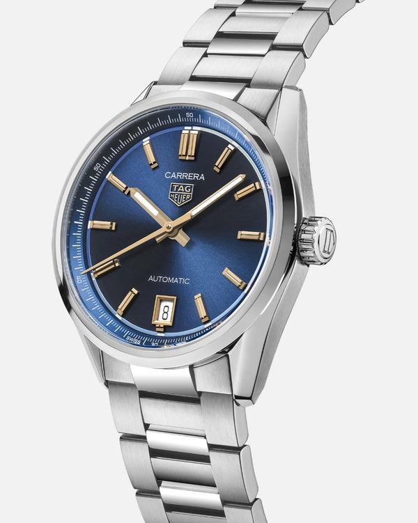 TAG Heuer WBN2311.BA0001 Carrera Date 36 Stainless Steel / Blue