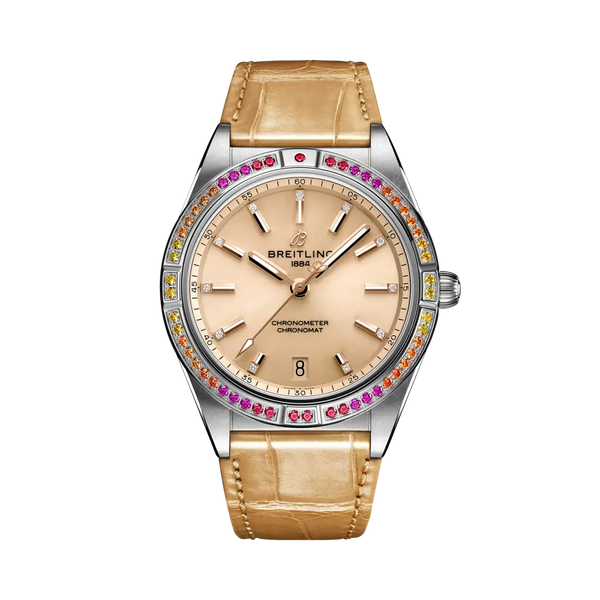 Breitling A10380611A1P1 Chronomat Automatic 36 South Sea Stainless Steel / Beige