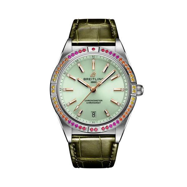 Breitling A10380611L1P1 Chronomat Automatic 36 South Sea Stainless Steel / Mint Green