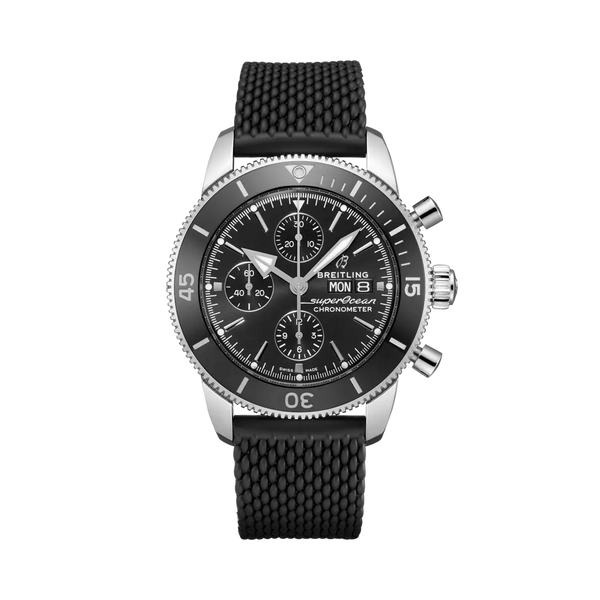 Breitling A13313121B1S1 Superocean Heritage II Chronograph 44 Stainless Steel / Black / Rubber / Folding
