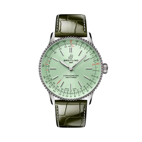 Breitling A17327361L1P1 - Navitimer Automatic 36 Stainless steel - Mint green