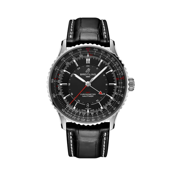 Breitling A32310251B1P1 Navitimer GMT 41 Automatic Stainless Steel / Black