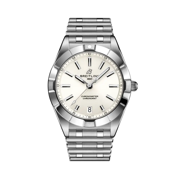 Breitling A77310101A2A1 Chronomat 32 Stainless Steel / White / Rouleaux