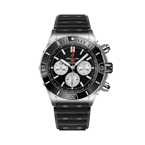 Breitling AB0136251B1S1 Super Chronomat B01 44 Stainless Steel / Black / Rubber