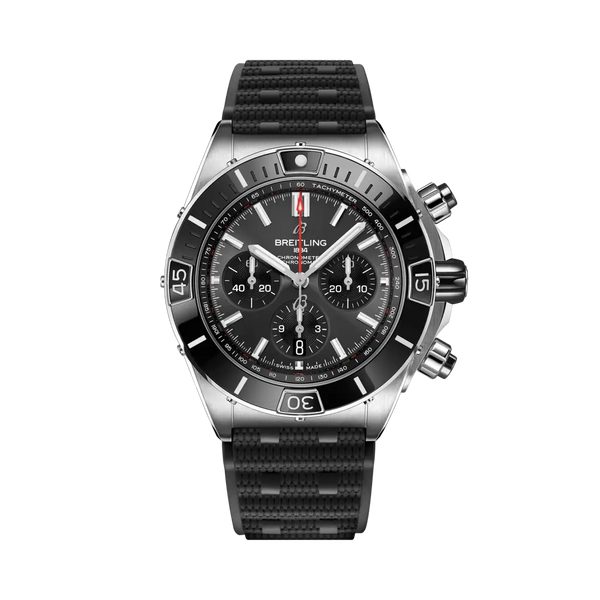 Breitling AB0136251B2S1 Super Chronomat B01 44 Stainless Steel / Anthracite / Rubber / Boutique Edition