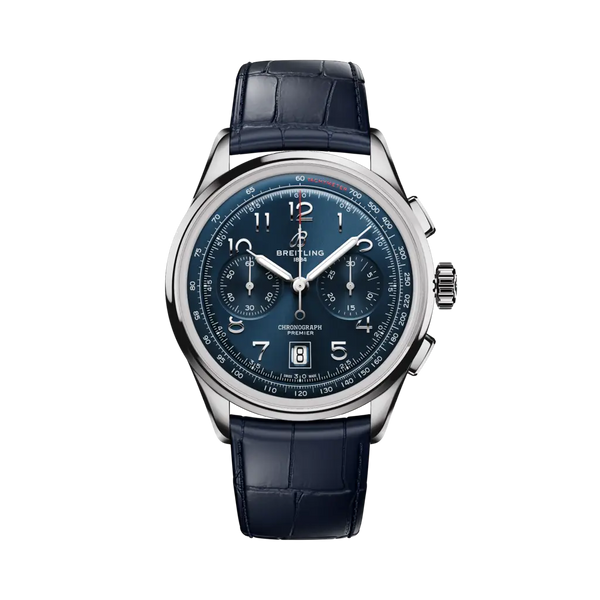 Breitling AB0145171C1P2 - Premier B01 Chronograph 42 Stainless steel - Blue