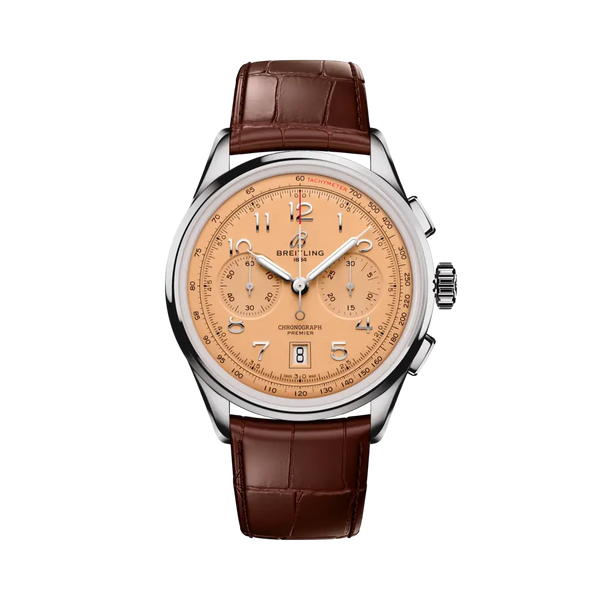 Breitling AB0145331K1P2 - Premier B01 Chronograph 42 Stainless steel - Copper